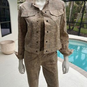 St. Vincent matching pant and jacket set
